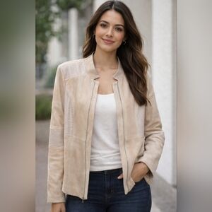 LG Lena Gabrielle Women's Beige Blazer